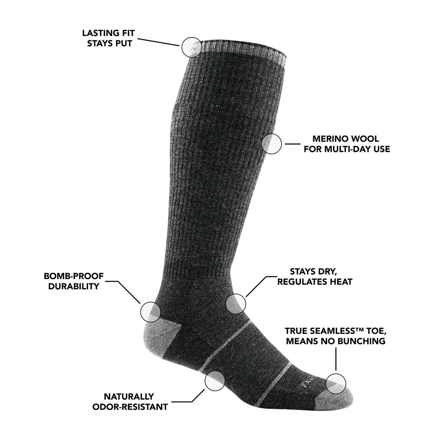 Men's Paul Bunyan Over-the-Calf Midweight Work Sock