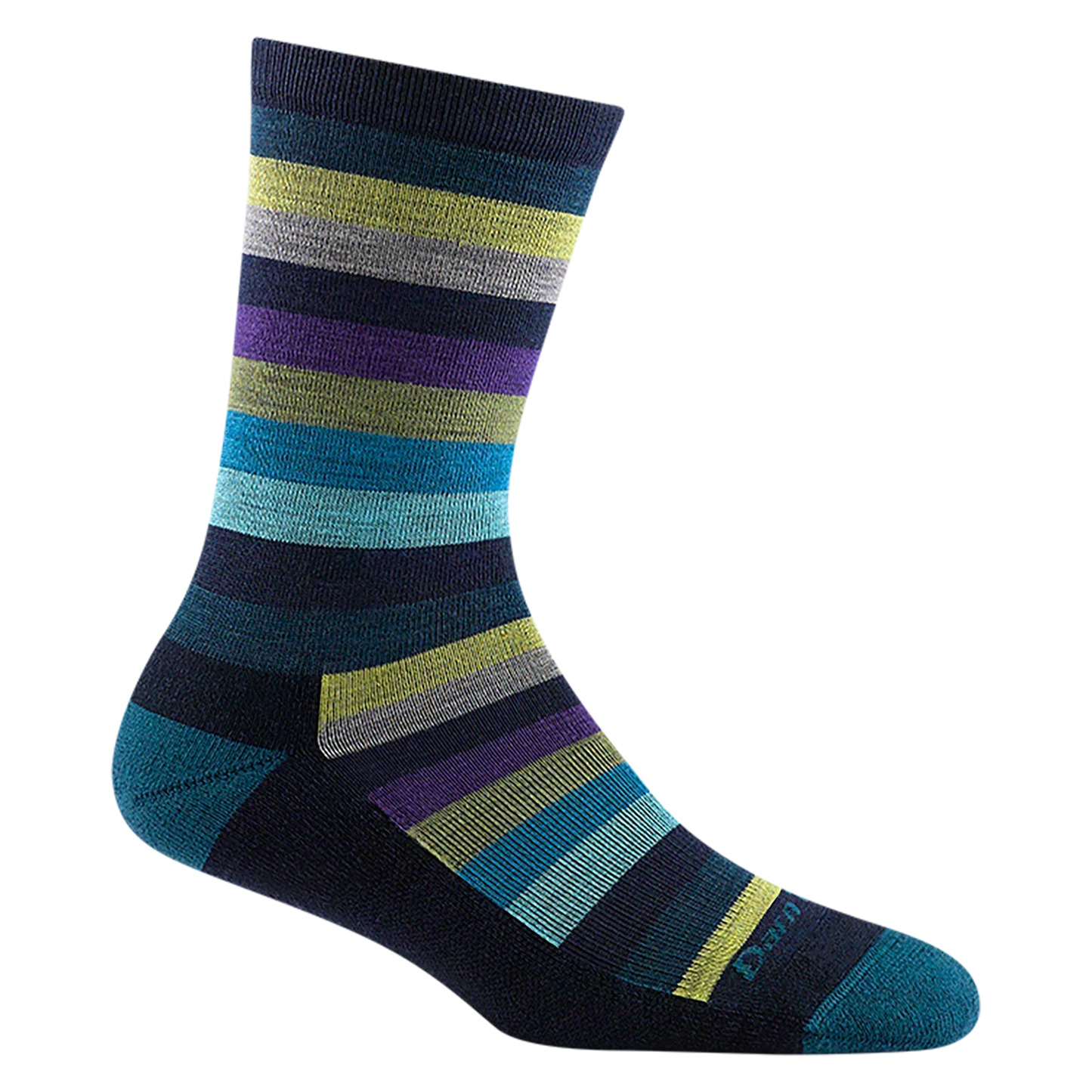Women's Mystic Stripe Crew Lightweight Lifestyle Socks