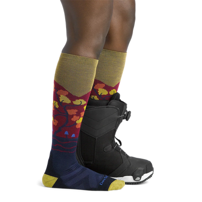 Women's Enchanted Over-the-Calf Midweight Ski & Snowboard Socks- Last Chance