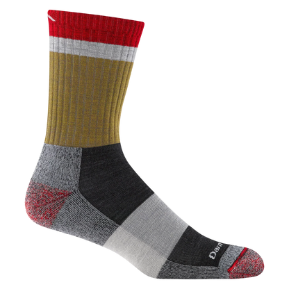Men's Heady Stripe Micro Crew Lightweight Hiking Socks