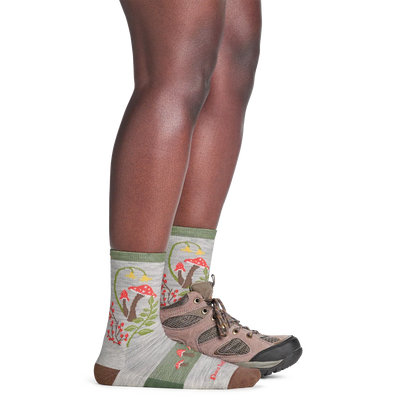 Women's Mellow Mushrooms Micro Crew Lightweight Hiking Socks