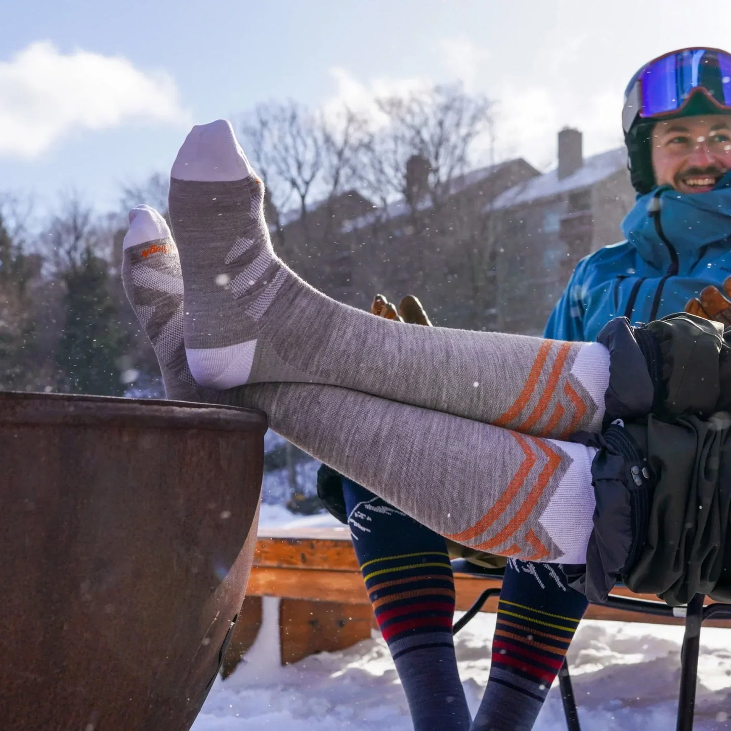 Women's Peaks Over-The-Calf  Ultra-Lightweight Ski & Snowboard Sock-Last Chance