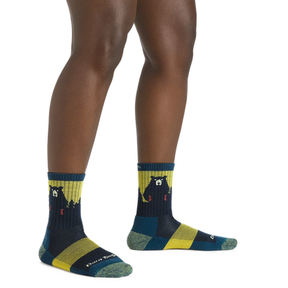 Women's Bear Town Micro Crew Lightweight Hiking Socks