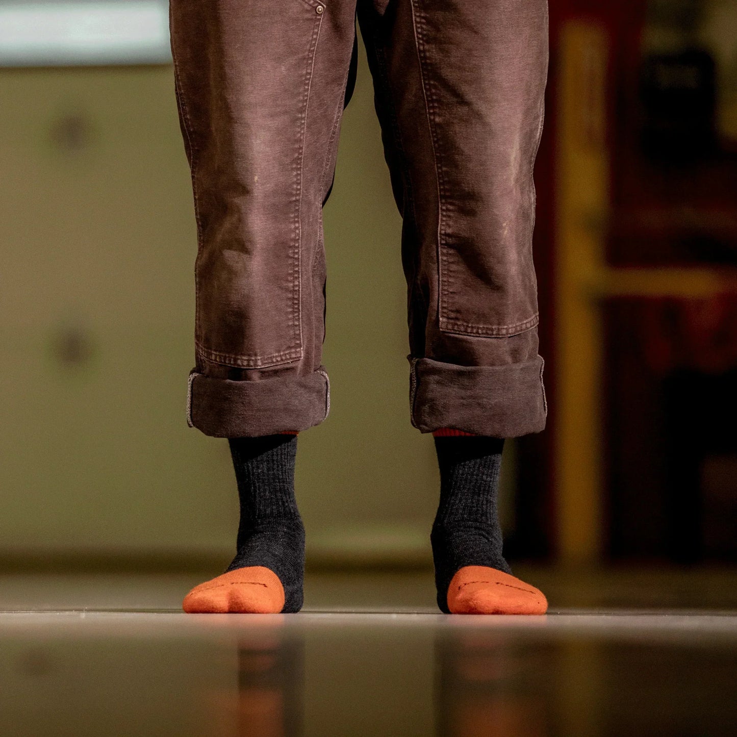 Men's Steely Micro Crew  Midweight Work Sock