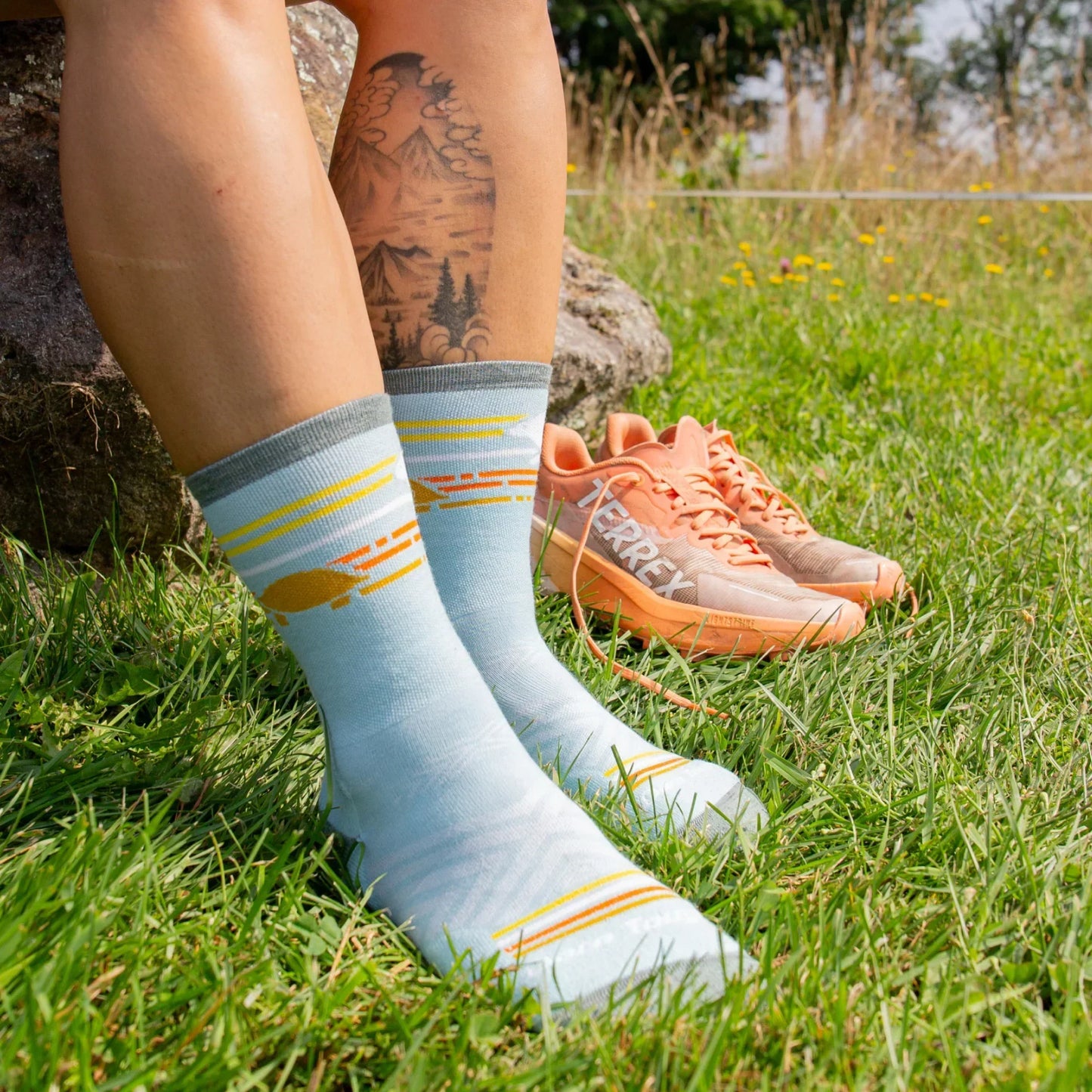 Men's and Women's Pacer 2-Pack Running Socks