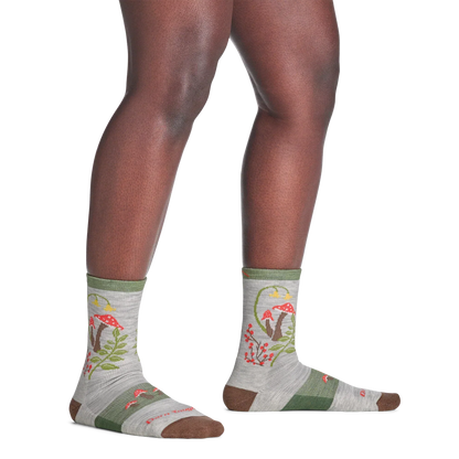 Women's Mellow Mushrooms Micro Crew Lightweight Hiking Socks