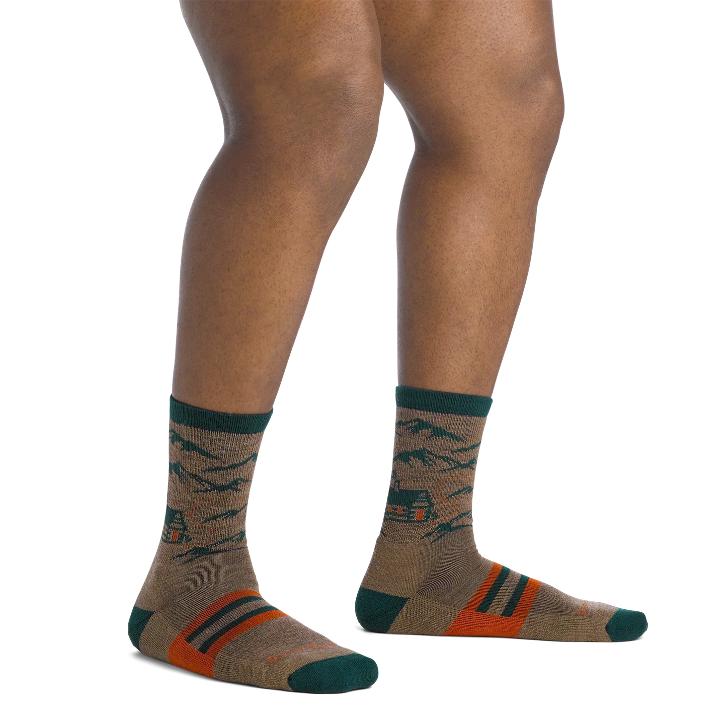 Men's Hike Hike Hut Micro Crew Midweight Hiking Socks-Last Chance
