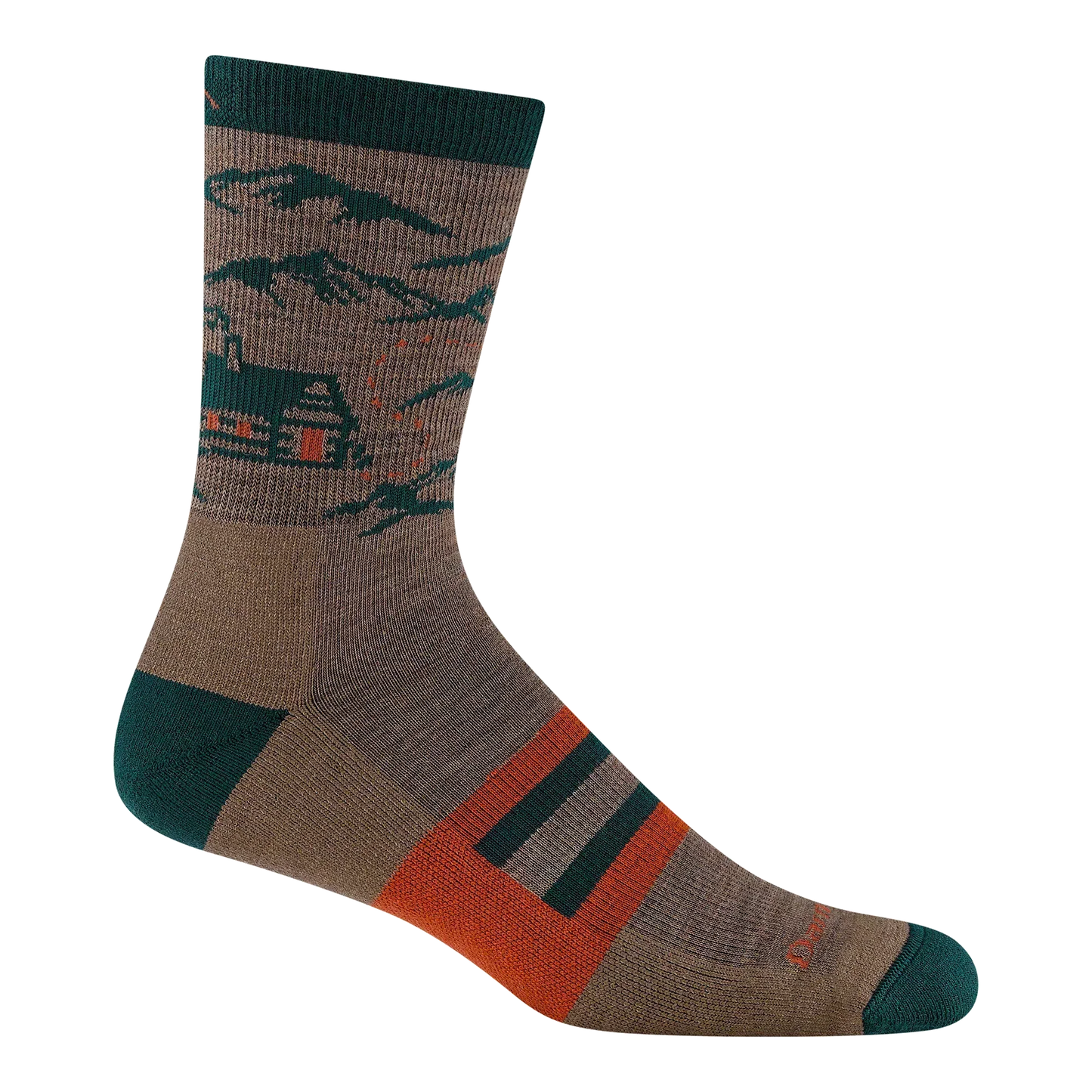 Men's Hike Hike Hut Micro Crew Midweight Hiking Socks-Last Chance